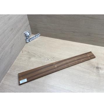 Палисандр Бразильский Сантос заготовка накладки для электрогитары Радиал А 9х67-53х515 мм (уценка - сучки)-3