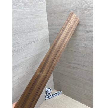 Палисандр Бразильский Сантос заготовка накладки для электрогитары Радиал А 9х67-53х515 мм (уценка - сучки)-5