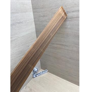 Палисандр Бразильский Сантос заготовка накладки для электрогитары Радиал А 9х68-54х517 мм (уценка - сучки)-7