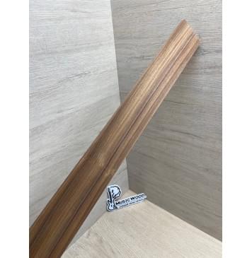 Палисандр Бразильский Сантос заготовка накладки для электрогитары Радиал А 8х64-53х515 мм (уценка - сучки)-9