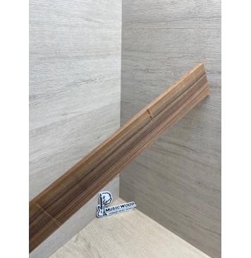 Палисандр Бразильский Сантос заготовка накладки для электрогитары Радиал А 9х66-58х527 мм (уценка - сучки)-5