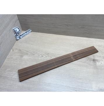 Палисандр Бразильский Сантос заготовка накладки для электрогитары Радиал А 9х65-52х509 мм (уценка - сучки)-0