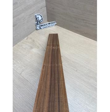 Палисандр Бразильский Сантос заготовка накладки для электрогитары Радиал А 9х65-52х509 мм (уценка - сучки)-13