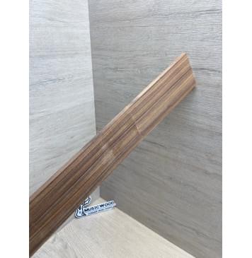 Палисандр Бразильский Сантос заготовка накладки для электрогитары Радиал А 9х64-54х528 мм (уценка - сучки)-4