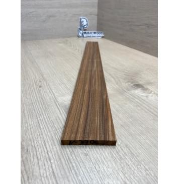 Палисандр Бразильский Сантос заготовка накладки для электрогитары Радиал А 8,5х70-52х542 мм (уценка - сучки)-8