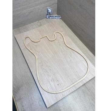 Клён Белый заготовка на топ Тангент АА 19х183х550 мм - 2 шт. (книжкой)-0