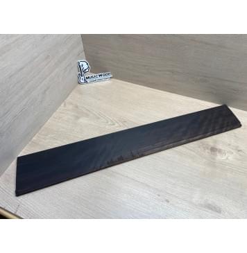 Эбен Чёрный заготовка накладки для бас-гитары Смешанный ААА 8(7)х115-100х709 мм-0