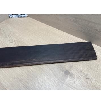 Эбен Чёрный заготовка накладки для бас-гитары Смешанный ААА 8(7)х115-100х709 мм-1