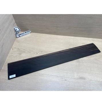 Эбен Чёрный заготовка накладки для бас-гитары Смешанный ААА 8(7)х115-100х709 мм-3
