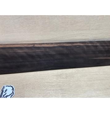 Эбен Чёрный заготовка накладки для бас-гитары Смешанный ААА 8(7)х115-100х709 мм-5