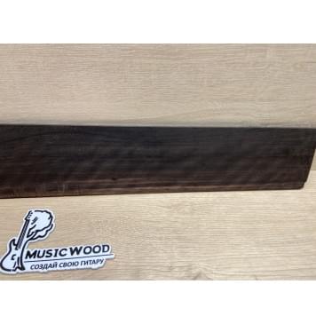 Эбен Чёрный заготовка накладки для бас-гитары Смешанный ААА 8(7)х115-100х709 мм-8