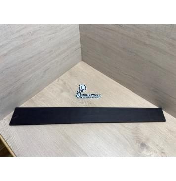 Эбен Чёрный заготовка накладки для бас-гитары Смешанный АА 9х87-69х695 мм-0