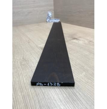 Эбен Чёрный заготовка накладки для бас-гитары Смешанный АА 9х87-69х695 мм-1