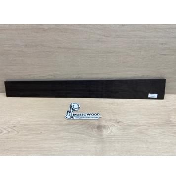 Эбен Чёрный заготовка накладки для бас-гитары Смешанный АА 9х87-69х695 мм-2