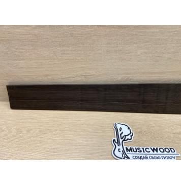 Эбен Чёрный заготовка накладки для бас-гитары Смешанный АА 9х87-69х695 мм-4