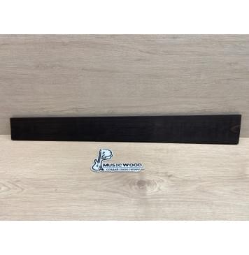 Эбен Чёрный заготовка накладки для бас-гитары Смешанный АА 9х87-69х695 мм-5
