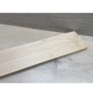 Клён Белый заготовка грифа для электрогитары Тангент А 26х123х717 мм-1