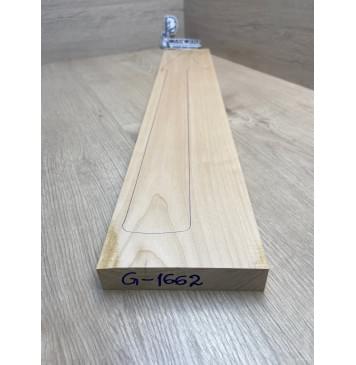 Клён Белый заготовка грифа для электрогитары Тангент А 26х123х717 мм-3