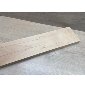 Клён Белый заготовка грифа для электрогитары Тангент А 28х121х739 мм-1