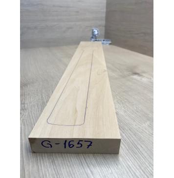 Клён Белый заготовка грифа для электрогитары Тангент А 28х121х739 мм-3