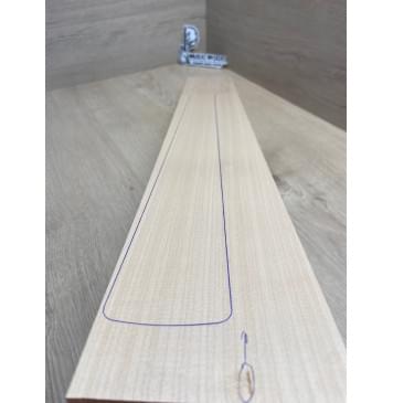 Клён Белый заготовка грифа для электрогитары Радиал ААА 24х100х730 мм-4