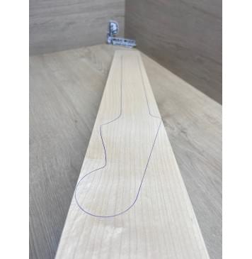 Клён Белый заготовка грифа для электрогитары Радиал А 25х94х800 мм-4