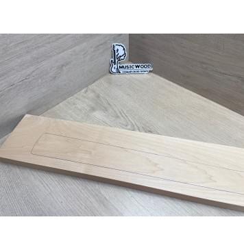 Клён Белый заготовка грифа для электрогитары Тангент АА 24х121х743 мм-2