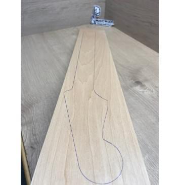 Клён Белый заготовка грифа для электрогитары Тангент АА 24х121х743 мм-10
