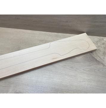 Клён Белый заготовка грифа для бас-гитары Радиал АА 23х120х957 мм-1
