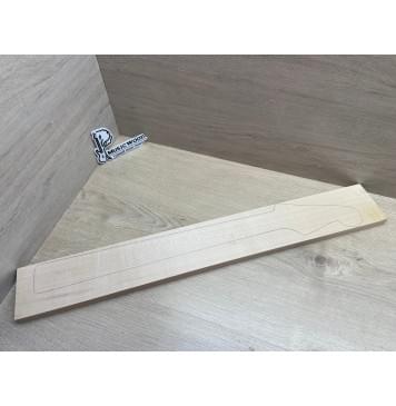 Клён Белый заготовка грифа для электрогитары Радиал А 20.5х96х728 мм-0