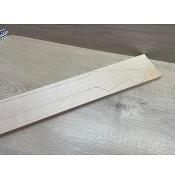 Клён Белый заготовка грифа для электрогитары Радиал А 20.5х96х728 мм-1