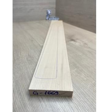 Клён Белый заготовка грифа для электрогитары Радиал А 20.5х96х728 мм-3