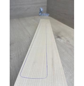 Клён Белый заготовка грифа для электрогитары Радиал А 20.5х96х728 мм-4
