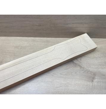 Клён Белый заготовка для сквозного грифа гитары Радиал АА 43х112х1109 мм-1