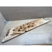 Тополь Белолистка Кап Универсальная заготовка Смешанный ААА Кап ААА 22х215-170х1030-825 мм (под заливку)