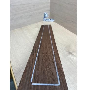 Венге заготовка накладки для бас-гитары Радиал А 9х105х756 мм-7