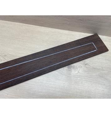 Венге заготовка накладки для бас-гитары Радиал А 8х104х755 мм-1