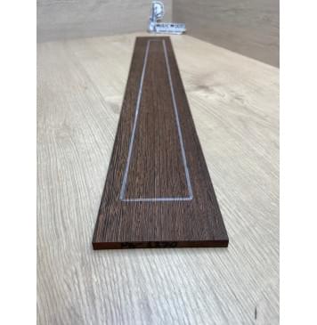 Венге заготовка накладки для бас-гитары Радиал А 8х104х755 мм-3