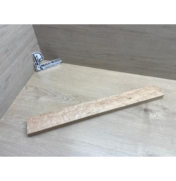 Клен Американский «Птичий Глаз» (Hard Maple Bird´s Eye), Nord-Amerika Primewood заготовка грифа безголовой гитары Смешанный АА Волна ААА 23х60х547 мм-17