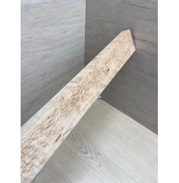 Клен Американский «Птичий Глаз» (Hard Maple Bird´s Eye), Nord-Amerika Primewood заготовка грифа безголовой гитары Смешанный АА Волна ААА 23х60х547 мм-6
