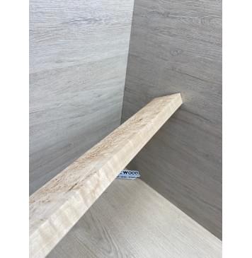 Клен Американский «Птичий Глаз» (Hard Maple Bird´s Eye), Nord-Amerika Primewood заготовка грифа безголовой гитары Смешанный АА Волна ААА 23х60х547 мм-7