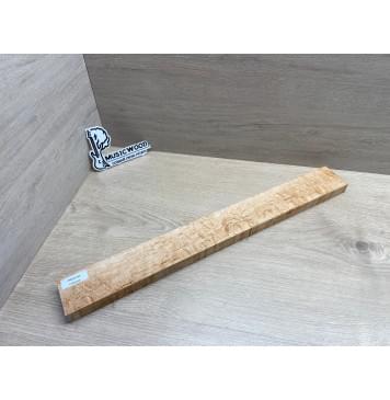 Клен Американский «Птичий Глаз» (Hard Maple Bird´s Eye), Nord-Amerika Primewood заготовка грифа безголовой гитары Смешанный АА Волна ААА 23х60х547 мм-15