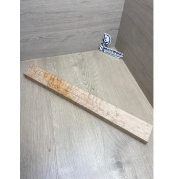 Клен Американский «Птичий Глаз» (Hard Maple Bird´s Eye), Nord-Amerika Primewood заготовка грифа безголовой гитары Смешанный ААА Волна ААА 28х60х542 мм-17