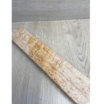 Клен Американский «Птичий Глаз» (Hard Maple Bird´s Eye), Nord-Amerika Primewood заготовка грифа безголовой гитары Смешанный ААА Волна ААА 28х60х542 мм-2