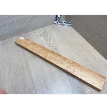 Клен Американский «Птичий Глаз» (Hard Maple Bird´s Eye), Nord-Amerika Primewood заготовка грифа безголовой гитары Смешанный ААА Волна ААА 28х60х542 мм-4