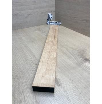 Клен Американский «Птичий Глаз» (Hard Maple Bird´s Eye), Nord-Amerika Primewood заготовка грифа безголовой гитары Смешанный АА Волна АА 26х61х547 мм-17