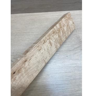 Клен Американский «Птичий Глаз» (Hard Maple Bird´s Eye), Nord-Amerika Primewood заготовка грифа безголовой гитары Смешанный АА Волна АА 26х61х547 мм-2