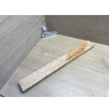 Клен Американский «Птичий Глаз» (Hard Maple Bird´s Eye), Nord-Amerika Primewood заготовка грифа безголовой гитары Смешанный АА Волна АА 26х61х547 мм-3