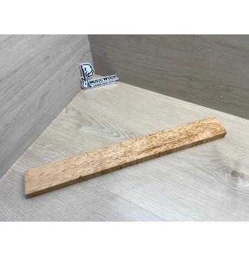 Клен Американский «Птичий Глаз» (Hard Maple Bird´s Eye), Nord-Amerika Primewood заготовка грифа безголовой гитары Смешанный АА Волна АА 26х61х547 мм-0