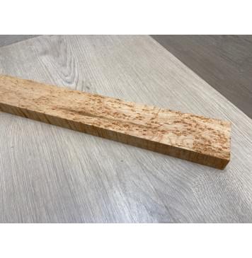 Клен Американский «Птичий Глаз» (Hard Maple Bird´s Eye), Nord-Amerika Primewood заготовка грифа безголовой гитары Смешанный АА Волна АА 26х61х547 мм-5